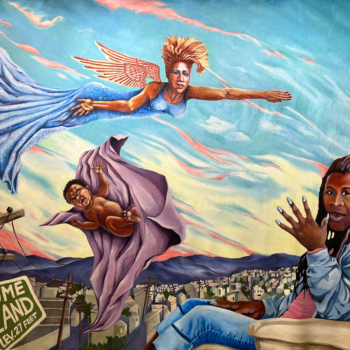 Nicola Harwood | A Beautiful Mystery | 60” x 80” | Oil on canvas, $6,000